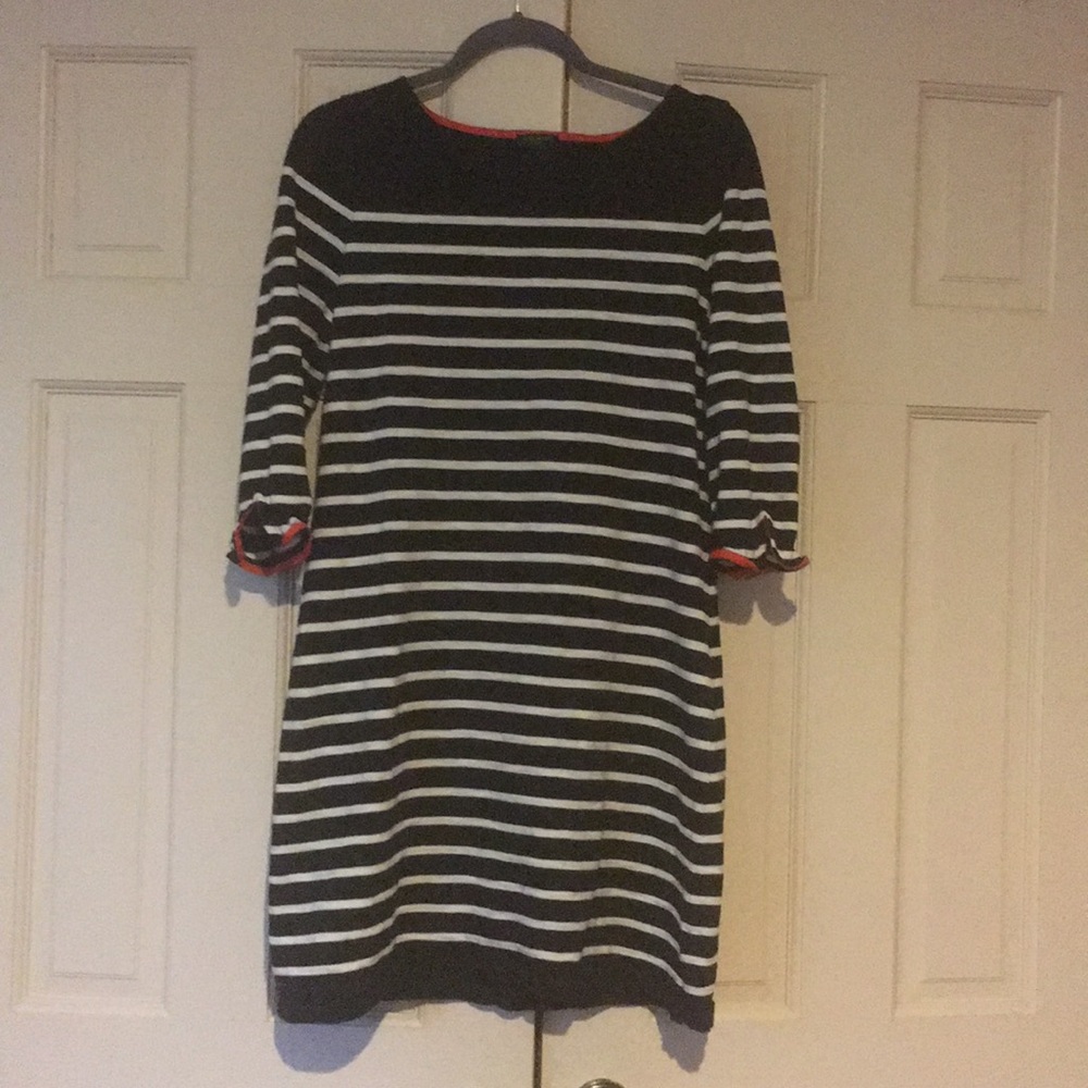 Talbots Dress with 3/4 length sleeves.